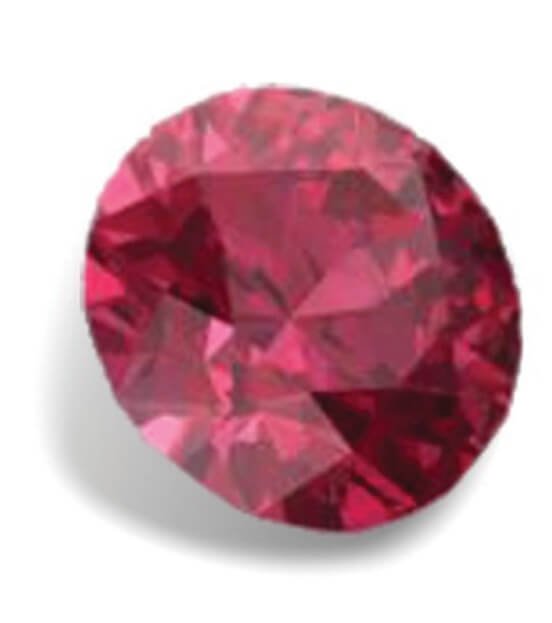 Sample of spinel from JDMIS' gemmology course